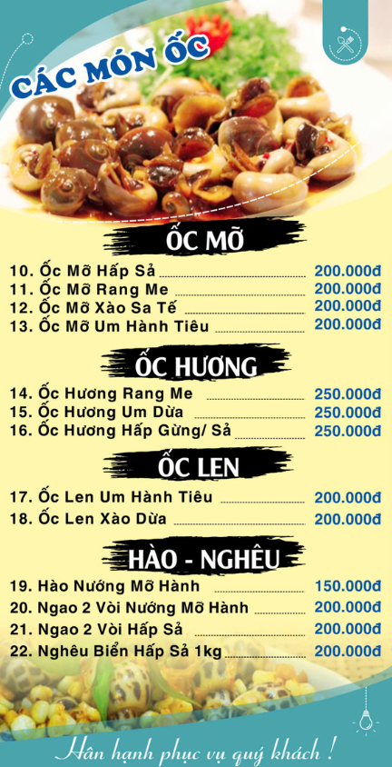 CÁC LOẠI ỐC