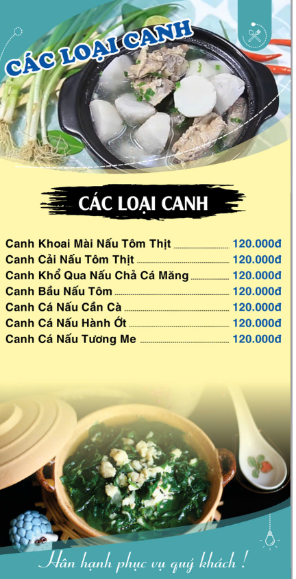 CÁC LOẠI CANH 
