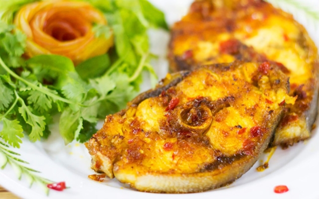 Cá Bớp Chiên Muối Ớt