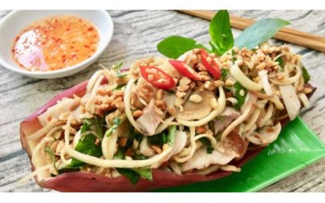 Gỏi Ốc Giác Hoa Chuối