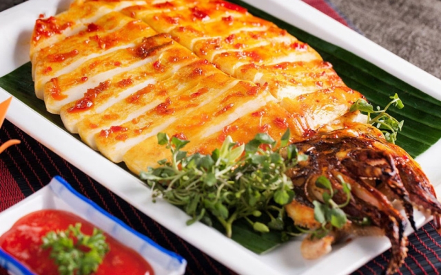 Mực Gai Nướng Muối Ớt