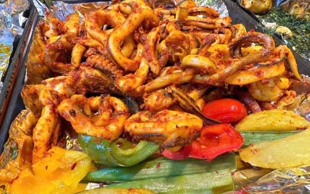 Mực Lá Nướng Muối Ớt