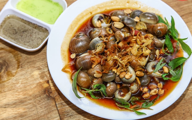 Ốc Mỡ Xào Sa Tế