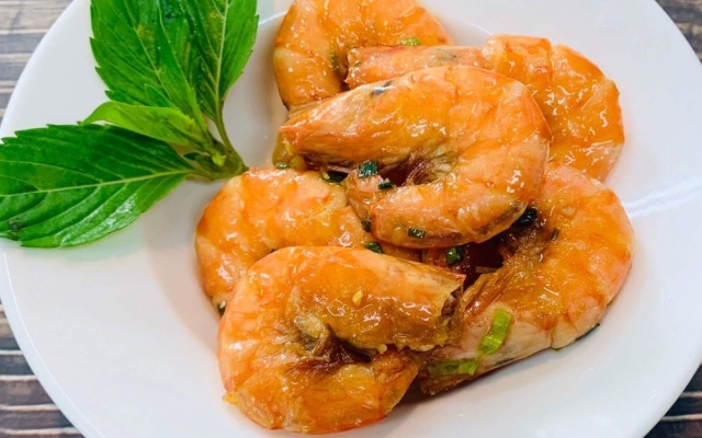 Tôm Thẻ Rim Mặn